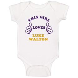 Luke Walton This Girl Loves Basketball Hockey Baseball Football Baby O Luke Walton This Girl Loves Basketball Hockey Baseball Football Baby O