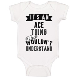 It's An Thing Ace Camping Outdoor Nature Cool Camper Baby One Piece It's An Thing Ace Camping Outdoor Nature Cool Camper Baby One Piece