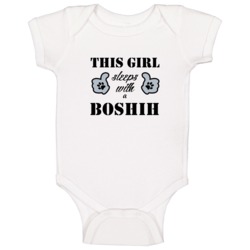 This Girl Sleeps With A Boshih Lover Baby One Piece This Girl Sleeps With A Boshih Lover Baby One Piece