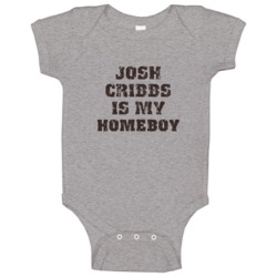 Josh Cribbs Is My Homeboy Sports Football Cleveland Baby One Piece Josh Cribbs Is My Homeboy Sports Football Cleveland Baby One Piece