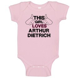 This Girl Arthur Dietrich Barney Miller Baby One Piece This Girl Arthur Dietrich Barney Miller Baby One Piece
