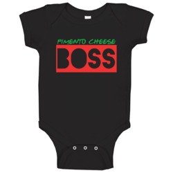 Pimento Cheese Boss Funny Food Master Griller Cook Chef Baby One Piece Pimento Cheese Boss Funny Food Master Griller Cook Chef Baby One Piece