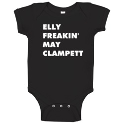 Elly Freakin' May Clampett The Beverly Hillbillies Baby One Piece Elly Freakin' May Clampett The Beverly Hillbillies Baby One Piece
