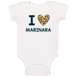 I Love Marinara Favorite Tv Show Baby One Piece I Love Marinara Favorite Tv Show Baby One Piece