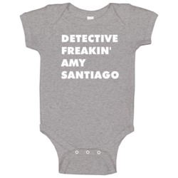 Detective Freakin' Amy Santiago Brooklyn Nine-nine Baby One Piece Detective Freakin' Amy Santiago Brooklyn Nine-nine Baby One Piece