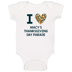I Love Macy's Thanksgiving Day Parade Favorite Tv Show Baby One Piece