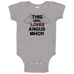 This Girl Angus Mhor Outlander Baby One Piece This Girl Angus Mhor Outlander Baby One Piece