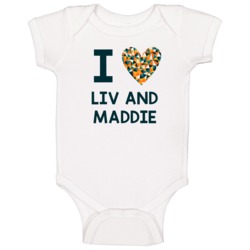 I Love Liv And Maddie Favorite Tv Show Baby One Piece I Love Liv And Maddie Favorite Tv Show Baby One Piece
