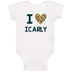I Love Icarly Favorite Tv Show Baby One Piece I Love Icarly Favorite Tv Show Baby One Piece