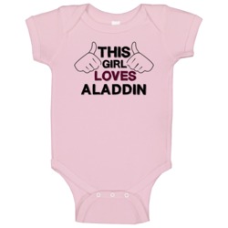 This Girl Aladdin Time Travel Tondekeman Baby One Piece This Girl Aladdin Time Travel Tondekeman Baby One Piece
