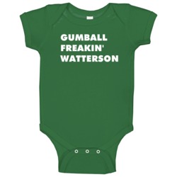 Gumball Freakin' Watterson The Amazing World Of Gumball Baby One Piece Gumball Freakin' Watterson The Amazing World Of Gumball Baby One Piece
