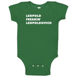 Leopold Freakin' Leopoldovich A Young Doctor's Notebook Baby One Piece Leopold Freakin' Leopoldovich A Young Doctor's Notebook Baby One Piece