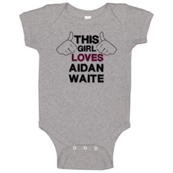 This Girl Aidan Waite Being Human Baby One Piece This Girl Aidan Waite Being Human Baby One Piece