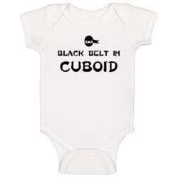 Black Belt In Cuboid Funny Video Game Baby One Piece Black Belt In Cuboid Funny Video Game Baby One Piece
