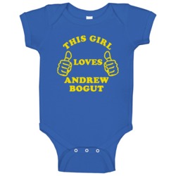 Andrew Bogut This Girl Loves Basketball Hockey Baseball Football Baby Andrew Bogut This Girl Loves Basketball Hockey Baseball Football Baby