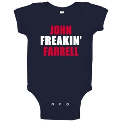 John Farrell Cleveland Baseball Sports Freakin Baby One Piece John Farrell Cleveland Baseball Sports Freakin Baby One Piece
