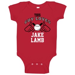 This Guy Loves Jake Lamb Arizona Baseball Player Classic Baby One Piec This Guy Loves Jake Lamb Arizona Baseball Player Classic Baby One Piec