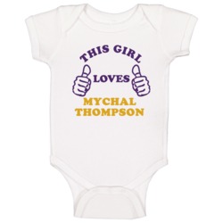 Mychal Thompson This Girl Loves Basketball Hockey Baseball Football Ba Mychal Thompson This Girl Loves Basketball Hockey Baseball Football Ba