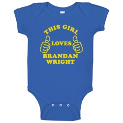 Brandan Wright This Girl Loves Basketball Hockey Baseball Football Bab Brandan Wright This Girl Loves Basketball Hockey Baseball Football Bab