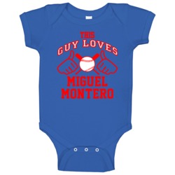 This Guy Loves Miguel Montero Chicago Chi Baseball Player Classic Baby