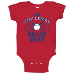This Guy Loves Mallex Smith Atlanta Baseball Player Classic Baby One P