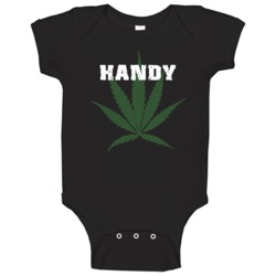 Handy Michigan Weed Marijuana Baby One Piece
