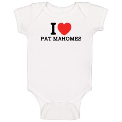 I Heart Pat Mahomes Pittsburgh Baseball Player Classic Baby One Piece