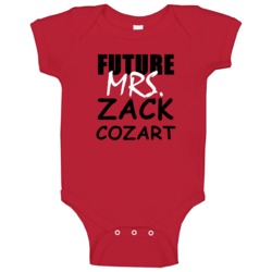 Zack Cozart Cincinnati Baseball Sports Future Mrs Funny Baby One Piece