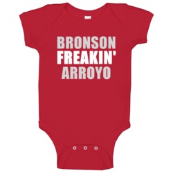 Bronson Arroyo Cincinnati Baseball Sports Freakin Baby One Piece