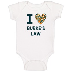 I Love Burke's Law Favorite Tv Show Baby One Piece