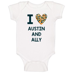 I Love Austin And Ally Favorite Tv Show Baby One Piece