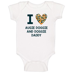 I Love Augie Doggie And Doggie Daddy Favorite Tv Show Baby One Piece I Love Augie Doggie And Doggie Daddy Favorite Tv Show Baby One Piece