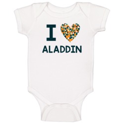 I Love Aladdin Favorite Tv Show Baby One Piece