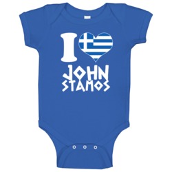 John Stamos Greek Greece Actor Sports I Love Baby One Piece