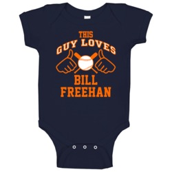 This Guy Loves Bill Freehan Detroit Baseball Player Classic Baby One P