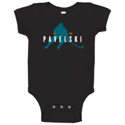 Air Joe Pavelski San Jose Hockey Baby One Piece Air Joe Pavelski San Jose Hockey Baby One Piece