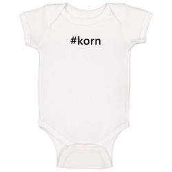 Hashtag Korn Popular Trending Essential Ig Caption Baby One Piece