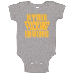 Fcking Kyrie Irving Funny Player Cleveland Basketball Baby One Piece Fcking Kyrie Irving Funny Player Cleveland Basketball Baby One Piece