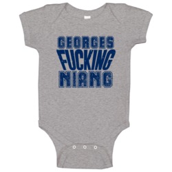 Fcking Georges Niang Funny Player Indiana Basketball Baby One Piece Fcking Georges Niang Funny Player Indiana Basketball Baby One Piece
