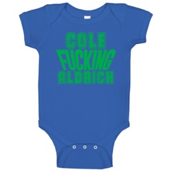 Fcking Cole Aldrich Funny Player Minnesota Basketball Baby One Piece Fcking Cole Aldrich Funny Player Minnesota Basketball Baby One Piece