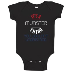 It's A Munster Thing You Wouldn't Understand Dutch Name Baby One Piece It's A Munster Thing You Wouldn't Understand Dutch Name Baby One Piece