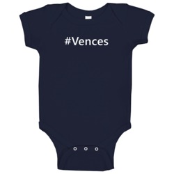 Hashtag Vences Trending Essential Last Name Gift Baby One Piece Hashtag Vences Trending Essential Last Name Gift Baby One Piece
