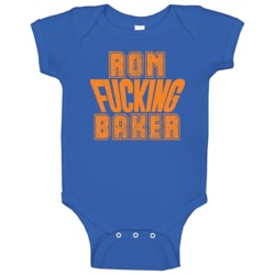 Fcking Ron Baker Funny Player New York Basketball Baby One Piece Fcking Ron Baker Funny Player New York Basketball Baby One Piece