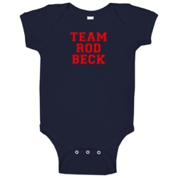 Team Rod Beck Boston Baseball Player Cool Fan Baby One Piece Team Rod Beck Boston Baseball Player Cool Fan Baby One Piece