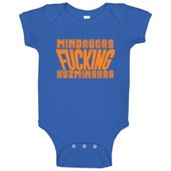 Fcking Mindaugas Kuzminskas Funny Player New York Basketball Baby One Fcking Mindaugas Kuzminskas Funny Player New York Basketball Baby One