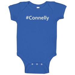 Hashtag Connelly Trending Essential Last Name Gift Baby One Piece Hashtag Connelly Trending Essential Last Name Gift Baby One Piece