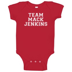 Team Mack Jenkins Cincinnati Baseball Player Cool Fan Baby One Piece Team Mack Jenkins Cincinnati Baseball Player Cool Fan Baby One Piece