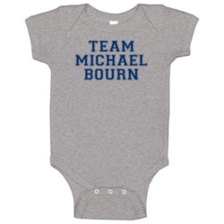 Team Michael Bourn Houston Baseball Player Cool Fan Baby One Piece Team Michael Bourn Houston Baseball Player Cool Fan Baby One Piece