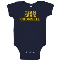 Team Craig Counsell Milwaukee Baseball Player Cool Fan Baby One Piece Team Craig Counsell Milwaukee Baseball Player Cool Fan Baby One Piece