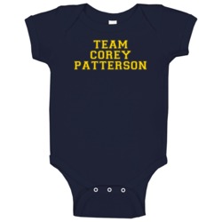 Team Corey Patterson Milwaukee Baseball Player Cool Fan Baby One Piece Team Corey Patterson Milwaukee Baseball Player Cool Fan Baby One Piece